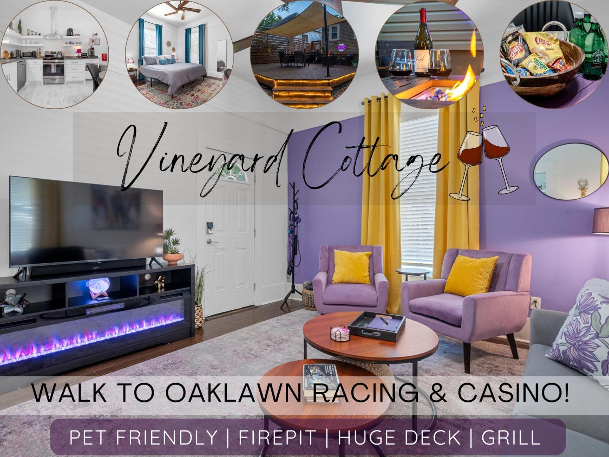 Vineyard Cottage-Pet Friendly & Walk To Oaklawn! ฮอตสปริงส์ ภายนอก รูปภาพ